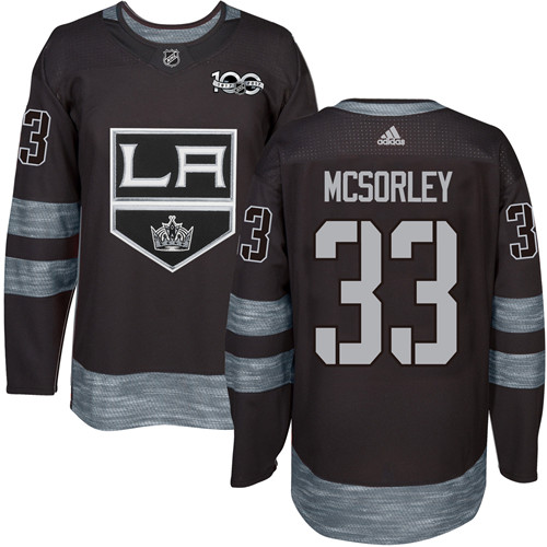Adidas Kings #33 Marty Mcsorley Black 1917-100th Anniversary Stitched NHL Jersey